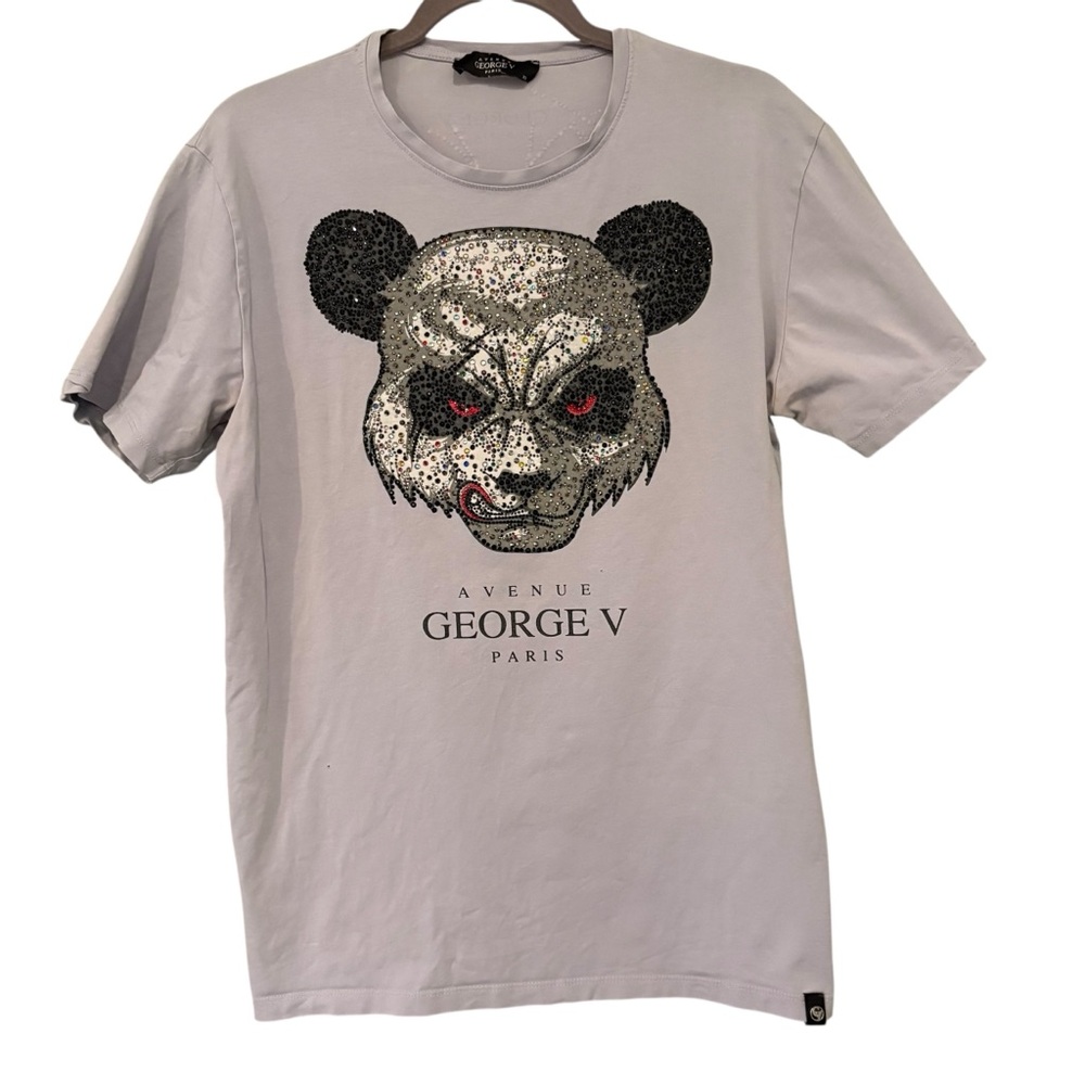 *flaw, Avenue George V Paris Mad Panda T-Shirt Light Purple, Sz XL (runs small)